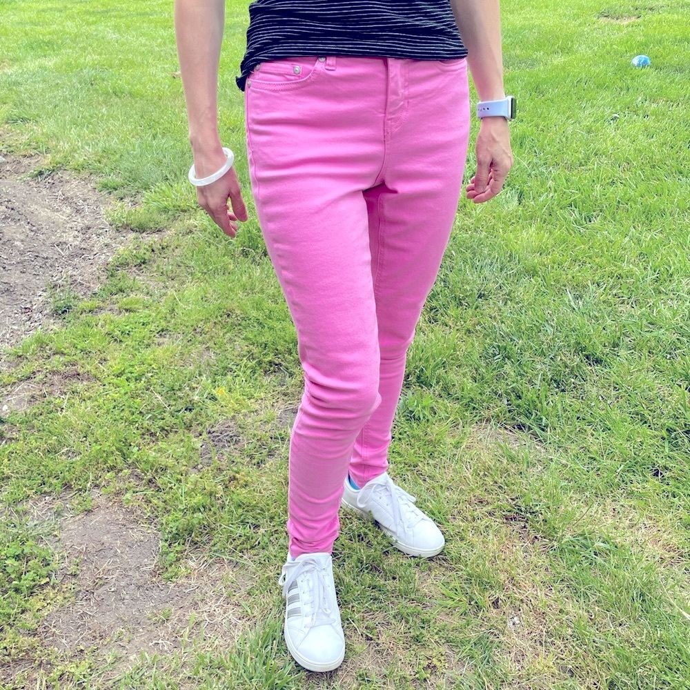 JOULES SKINNY PINK JEANS